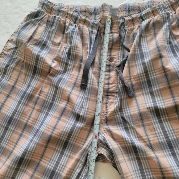 Cremieux 100% Cotton Man's XL Sleepwear Loungewear PJ Pants Orange Plaid AS IS. - Picture 8 of 14